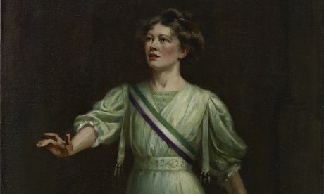 Christabel Pankhurst by Ethel Wright, which was first exhibited in 1909.